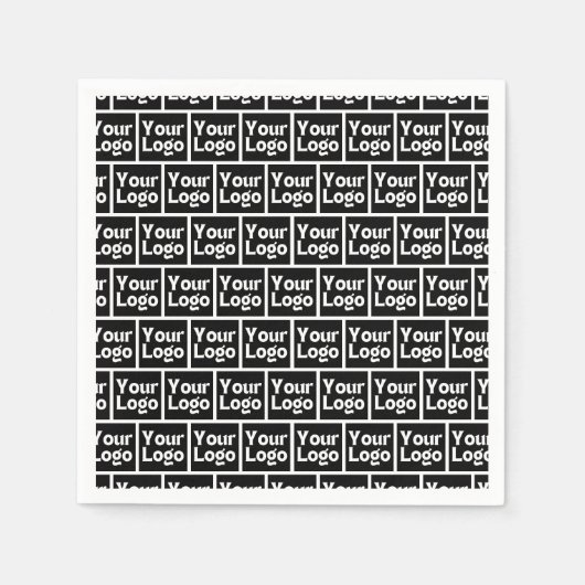 イメージ、ビジネスロゴ、その他のデザイン スタンダードカクテルナプキン (正面)