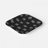 イメージ、ビジネスロゴ、その他のデザイン ペーパープレート (傾斜あり)