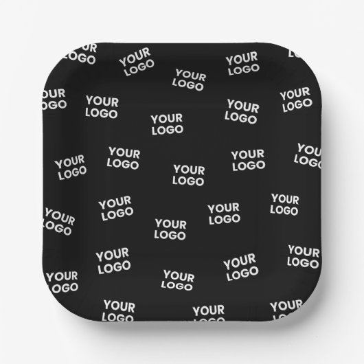 イメージ、ビジネスロゴ、その他のデザイン ペーパープレート (正面)