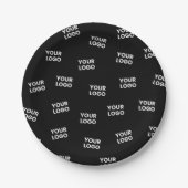 イメージ、ビジネスロゴ、その他のデザイン ペーパープレート (正面)