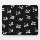 イメージ、ビジネスロゴ、その他のデザイン マウスパッド (正面)