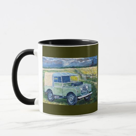 イメージ"FREYA"のプリントのマグを繰り返して下さい マグカップ (左)