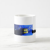 イモノグラムタイポグラフィカッコいいマグランジグ コーヒーマグカップ (中央)