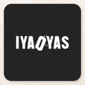 イヤオヤ スクエアペーパーコースター (正面)