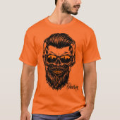 イヤホンスカル Tシャツ (正面)