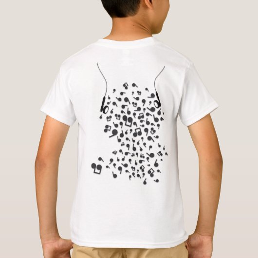 イヤホン Tシャツ (裏面)