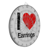 イヤリングが大好き ダーツボード (正面左)