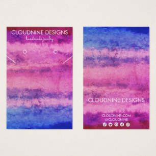 イヤリングカラフルネックレスジュエリー表示カード