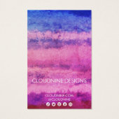 イヤリングカラフルネックレスジュエリー表示カード (裏面)