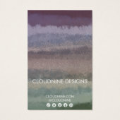 イヤリングカラフルネックレスジュエリー表示カード (裏面)