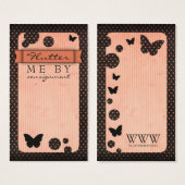 イヤリングカードで私をフラッタ (正面&裏面)