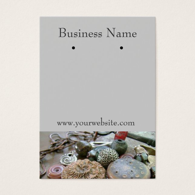 イヤリングカード (正面)