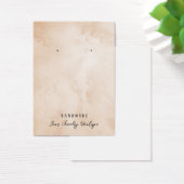 イヤリングクリームアイボリー抽象芸術ジュエリー表示カード (デスク)