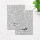 イヤリングジュエリーディスプレイカード素朴、グレーダマスク (デスク)