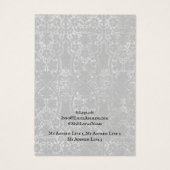 イヤリングジュエリーディスプレイカード素朴、グレーダマスク (裏面)