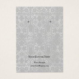 イヤリングジュエリーディスプレイカード素朴、グレーダマスク