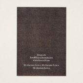 イヤリングジュエリーディスプレイカード素朴、ダーククラフト (裏面)