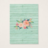 イヤリングジュエリーディスプレイカード素朴・フローラ (裏面)