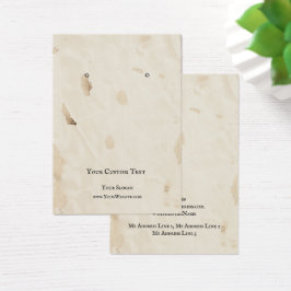 イヤリングジュエリーディスプレイカード、エイジングライトブラウン