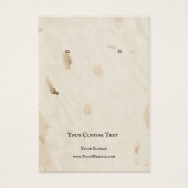 イヤリングジュエリーディスプレイカード、エイジングライトブラウン (正面)