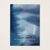 イヤリングジュエリーディスプレイカード、ブルーシーアートワーク (裏面)