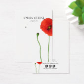 イヤリングジュエリーディスプレイカード・ポピーシンプル (デスク)
