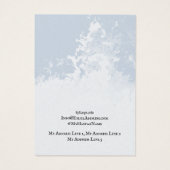 イヤリングジュエリーディスプレイカード、ライトブルーの空 (裏面)