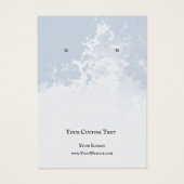 イヤリングジュエリーディスプレイカード、ライトブルーの空 (正面)