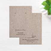 イヤリングジュエリーディスプレイカード、リサイクルブラウン紙 (デスク)