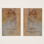 イヤリングジュエリーディスプレイカード、ヴィンテージレトロ紙 (正面&裏面)