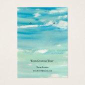 イヤリングジュエリーディスプレイカード、春スカイアートワーク (正面)