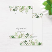 イヤリングジュエリーディスプレイカード、緑の水色 (デスク)