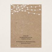 イヤリングジュエリーディスプレイカー素朴ド、ストリングライト (裏面)