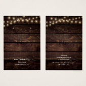 イヤリングジュエリーディスプレイカー素朴ド、ストリングライト (正面&裏面)