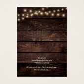 イヤリングジュエリーディスプレイカー素朴ド、ストリングライト (裏面)