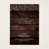 イヤリングジュエリーディスプレイカー素朴ド、ストリングライト (裏面)