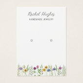 イヤリングジュエリーフローラ表示カード (正面)