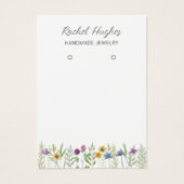 イヤリングジュエリーフローラ表示カード (正面)