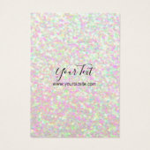 イヤリングジュエリーホルダーグリッター虹彩事業 (裏面)