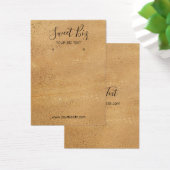 イヤリングジュエリーホルダー金ゴールド名刺 (デスク)