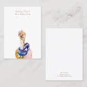 イヤリングジュエリー表示カード/名刺 コーリングカード (正面/裏面)