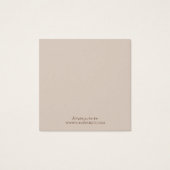 イヤリングジュエリー表示カード·自然フローラ (裏面)