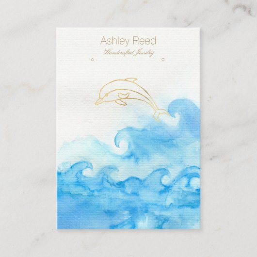 イヤリングジュエリー/ディスプレイカード 名刺 (正面)