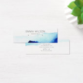 イヤリングスタッド表示カード・水彩インディゴブルー (デスク)