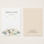 イヤリングディスプレイカエレガントード・パステルフローラ (正面&裏面)