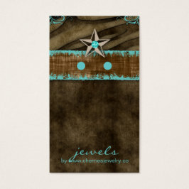 イヤリングディスプレイカードかわいいゼブラスタージュエリー3