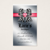 イヤリングディスプレイカードかわいい弓ハートジュエリー赤 (裏面)