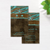 イヤリングディスプレイカードキュートゼブラスタージュエリー (デスク)