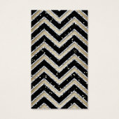 イヤリングディスプレイカードシェブロンジュエリー金ゴールドブラック (裏面)