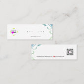 イヤリングディスプレイカード スキニー名刺 (正面/裏面)